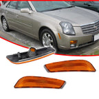 Amber Front Fender Side Marker Reflector Lights Kit for Cadillac CTS (2003–2007)