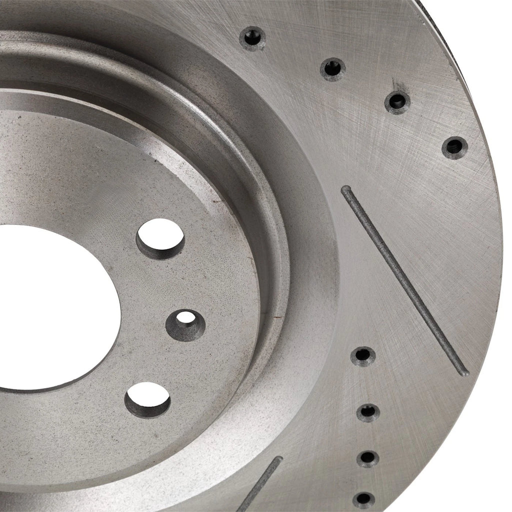 Set of 2 Brake Disc and Pad Kits for Audi SQ5 Q5 S5