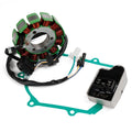 Magneto Stator + Voltage Rectifier + Gasket for Honda CRF 110 F (2019–2023)