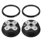 2X Front Wheel Brake Drum Hub & Dust Seal Kits for Yamaha Big Bear 350 Kodiak 400