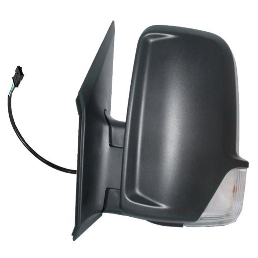 Replacement Driver Side Power Door Mirror w Heated Glass for Jeep Wrangler (2007–2018)