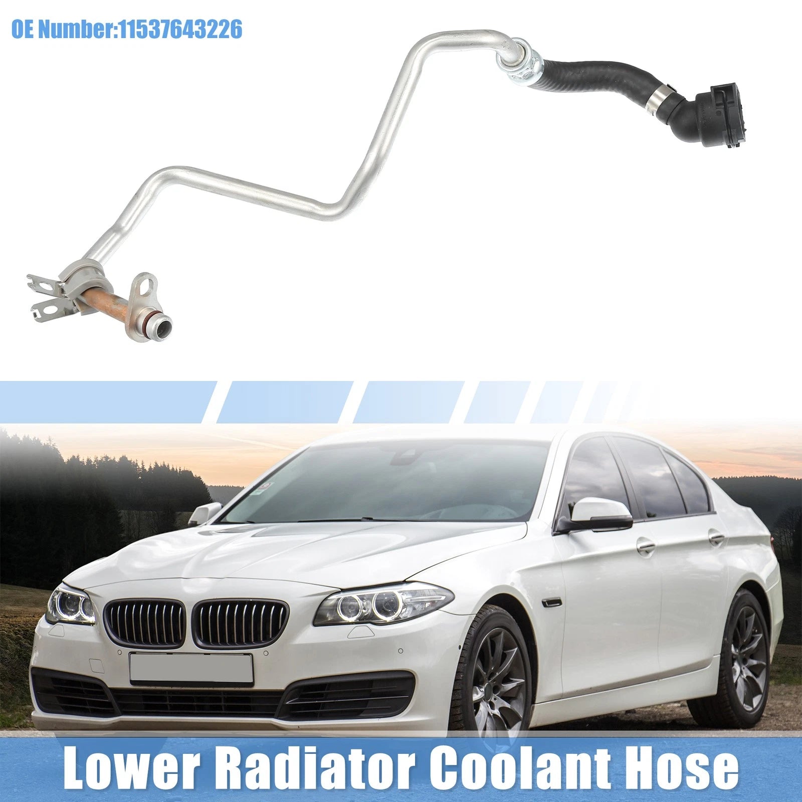 Turbocharger Coolant Return Line No. 11537643226 for BMW 230i (2017–2021)