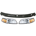 Wiper Cowl Grilles for Ford Mustang (1999–2000)