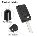 Car Key Shell Cover for C2 C3 (Compatible) with Installation Tool Kit