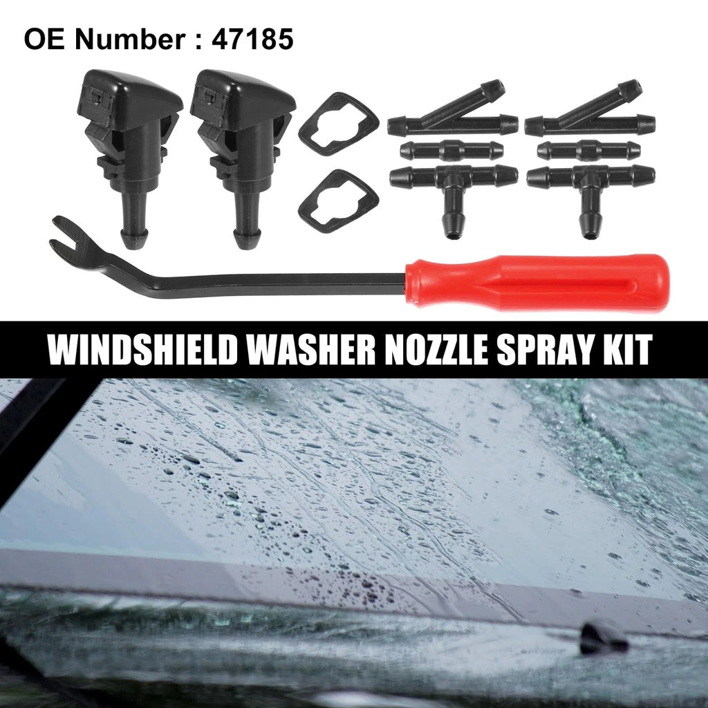 11pcs Front Windshield Washer Nozzle Kit 47185 for Mitsubishi Eclipse (2006–2012)
