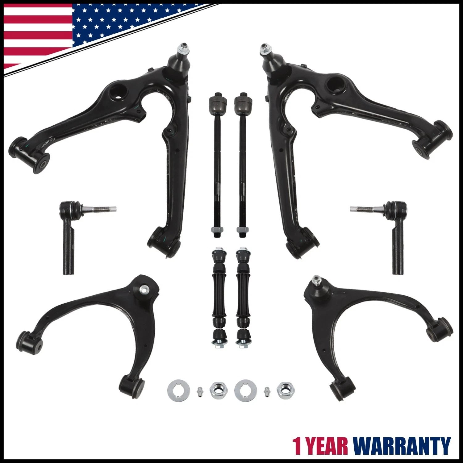 10x Suspension Sway Bar Control Arm Ball Joint for Cadillac Escalade (2015–2020)