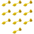 Set of 10 Yellow Vent Caps for Gas Diesel Fuel Kerosene Water Jugs
