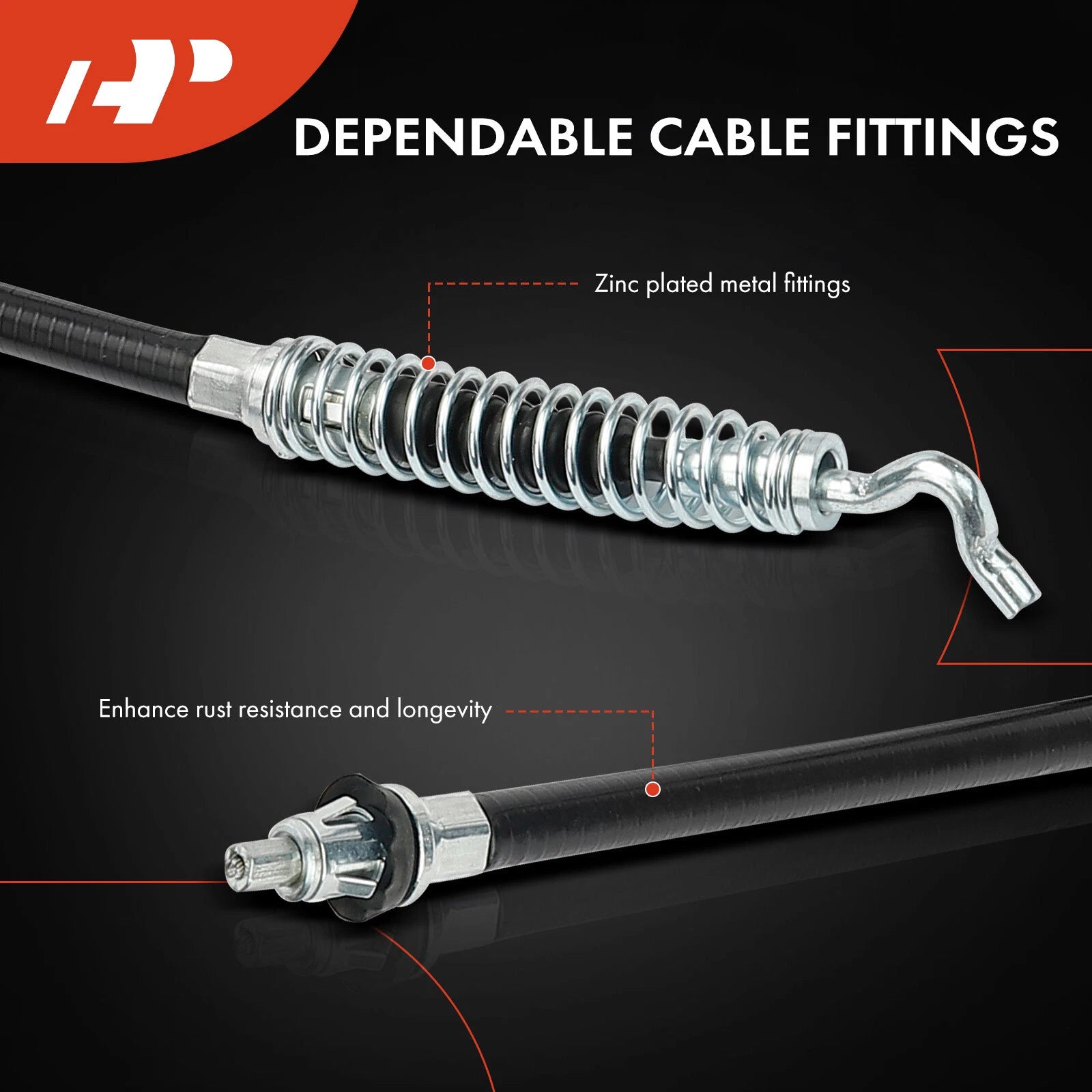 Rear Left Parking Brake Cable for Ford Excursion F-250 F-350 (2000–2005)