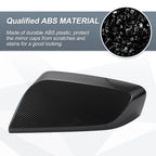Set of 2 Rearview Mirror Cover Caps Black Carbon Fiber for Chevrolet Impala (2014–2020)