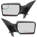 Set of 2 Mirrors for Ford F-150 (2011–2014) Power Heated Chrome
