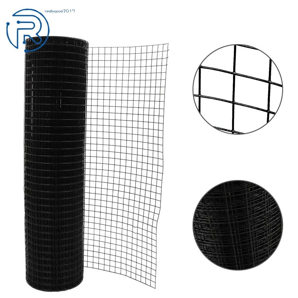 Vinyl Coated Welded Chicken Wire Mesh Fence 36in x 50ft