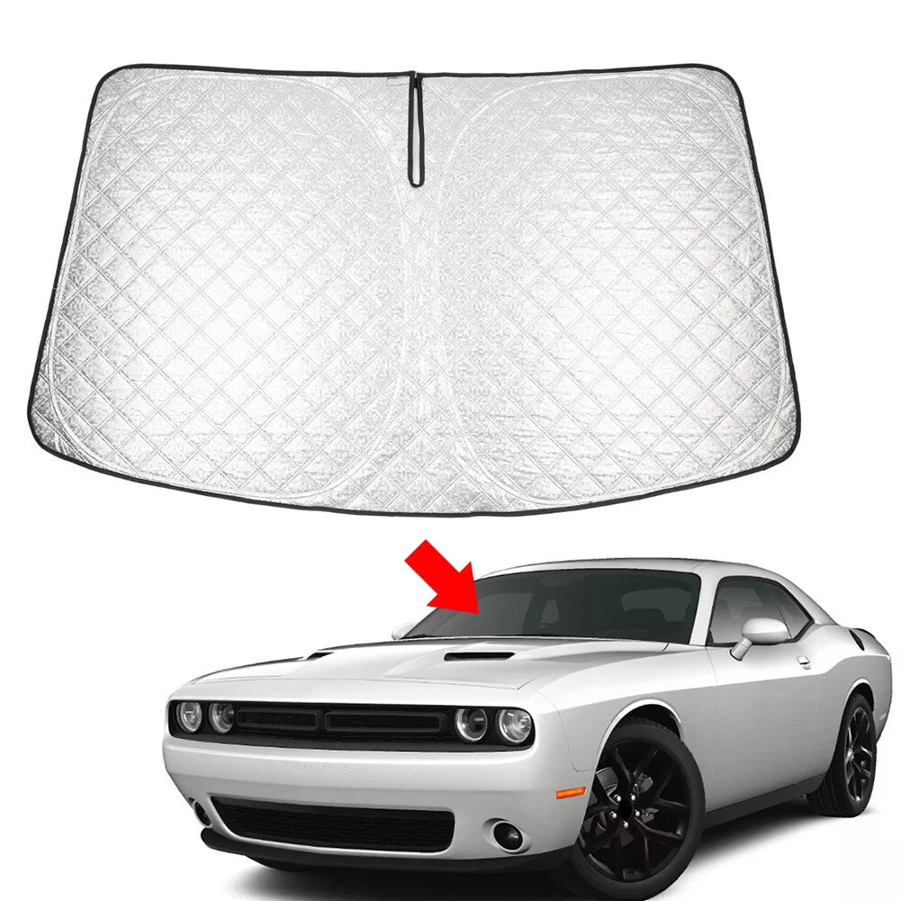 Foldable Windshield Sun Shade for Dodge Challenger (2015–2023)