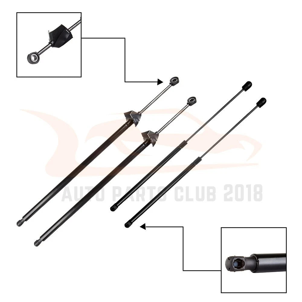 Set of 2 Hood and Hatch Lift Supports for Chevrolet Camaro (1993–1997)