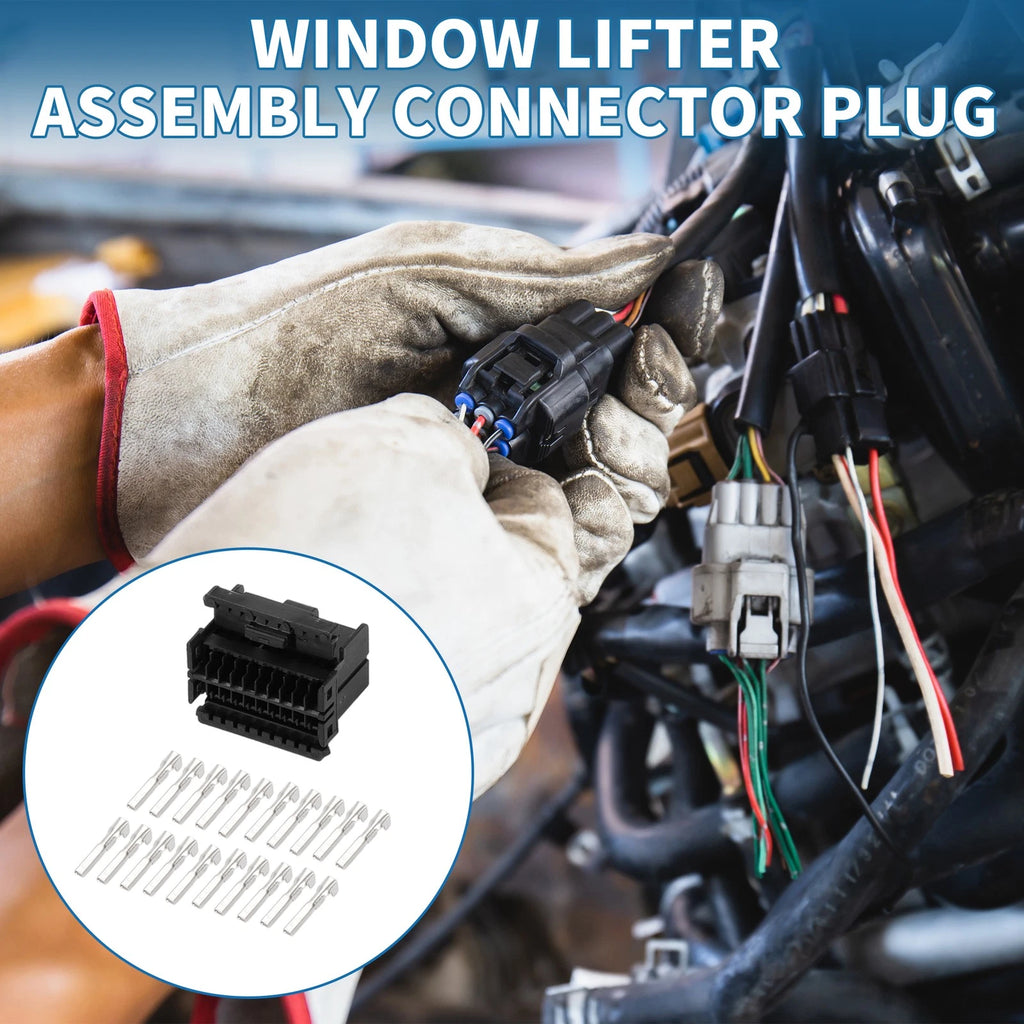 Set of 1 Window Lifter Assembly Connector Plug for Ford Suzuki 