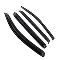 Window Visors Rain Guards for Toyota Tacoma Double Cab (2016–2023) Black