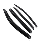 Window Visors Rain Guards for Toyota Tacoma Double Cab (2016–2023) Black