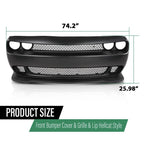 Hellcat Style Front Bumper Body Kit for Dodge Challenger (2015–2023)