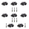 Set of 8 Ignition Coils & NGK Ruthenium Spark Plugs for Camaro Corvette