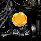 Gold Tone Aluminum Alloy Oil Filler Cap for Mitsubishi 