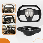 Heated Leather Steering Wheel for Tesla Model 3/Y (2017–2023)