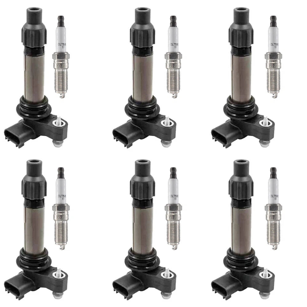 6X Ignition Coil + 6X Iridium Spark Plug for Chevrolet Impala Buick Enclave (2006–2019)