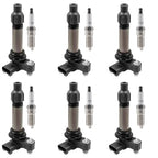 6X Ignition Coil + 6X Iridium Spark Plug for Chevrolet Impala Buick Enclave (2006–2019)