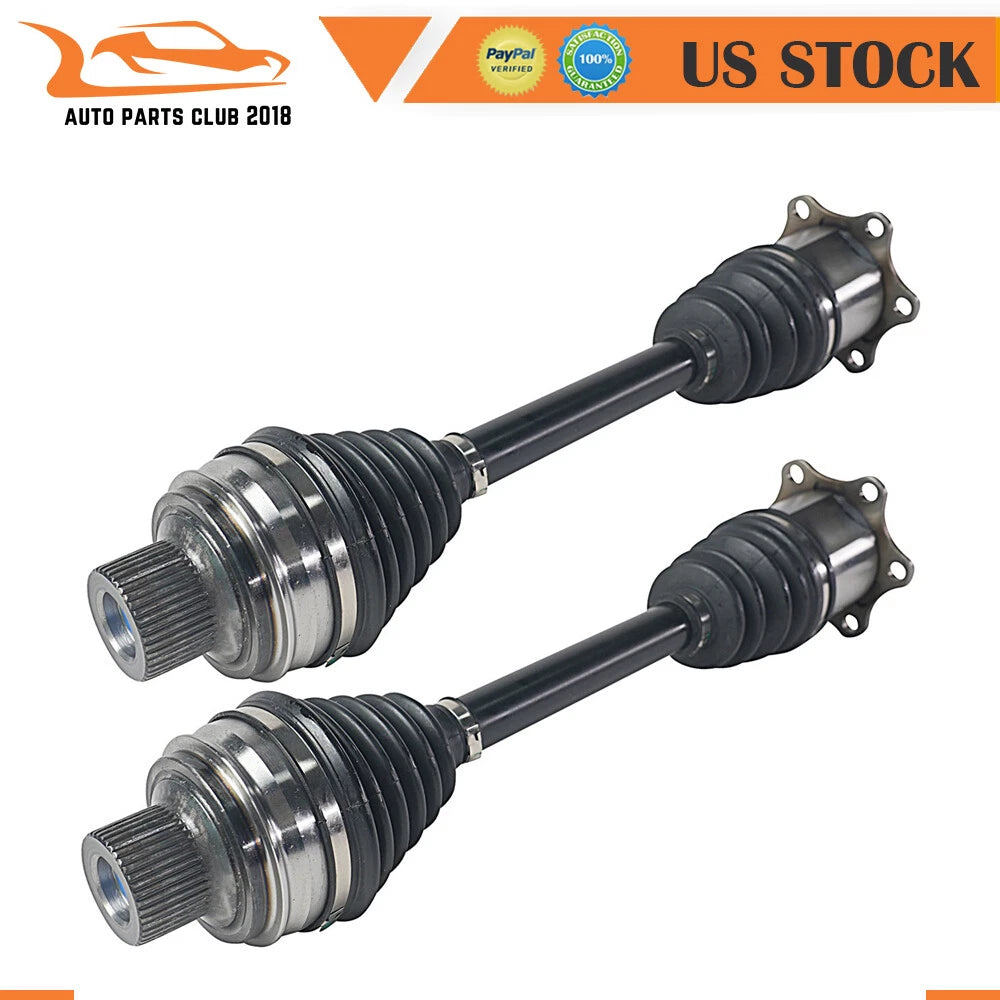 Pair CV Axles for Audi A4 Quattro A5 Quattro (2010–2011) L4 2.0L