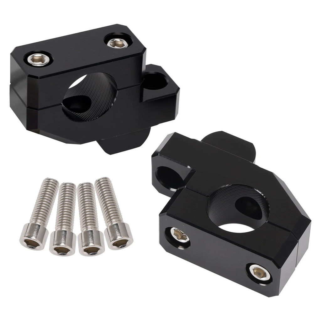 20mm Offset Black Handlebar Risers for KTM 390 790 890 1290 Adventure (2019–2024)