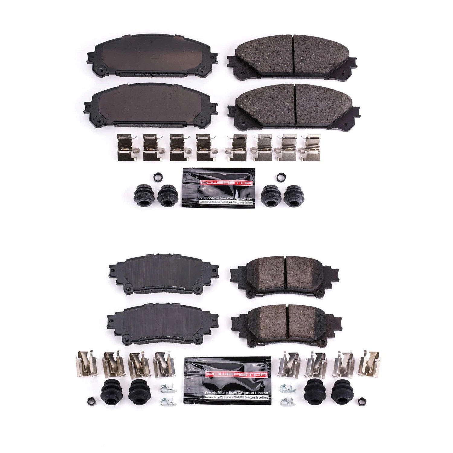 PowerStop Z23 Carbon-Fiber Ceramic Brake Pads Kit for RX350 (2007–2022)