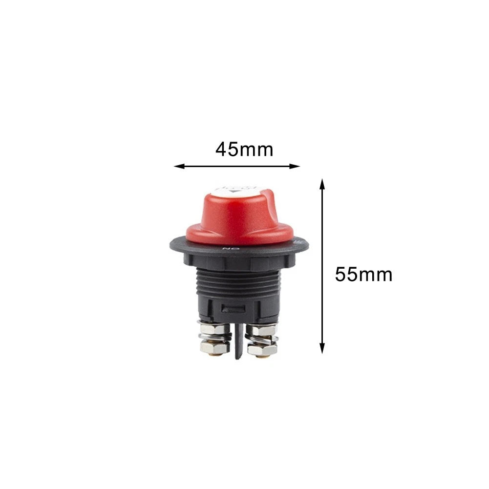 Battery Disconnect Switch 100A 12/24V for Marine and Automotive