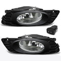 Set of 2 Fog Lights for Honda Civic 4-Dr Sedan (2012) OE Style Clear Lens