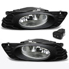 Set of 2 Fog Lights for Honda Civic 4-Dr Sedan (2012) OE Style Clear Lens