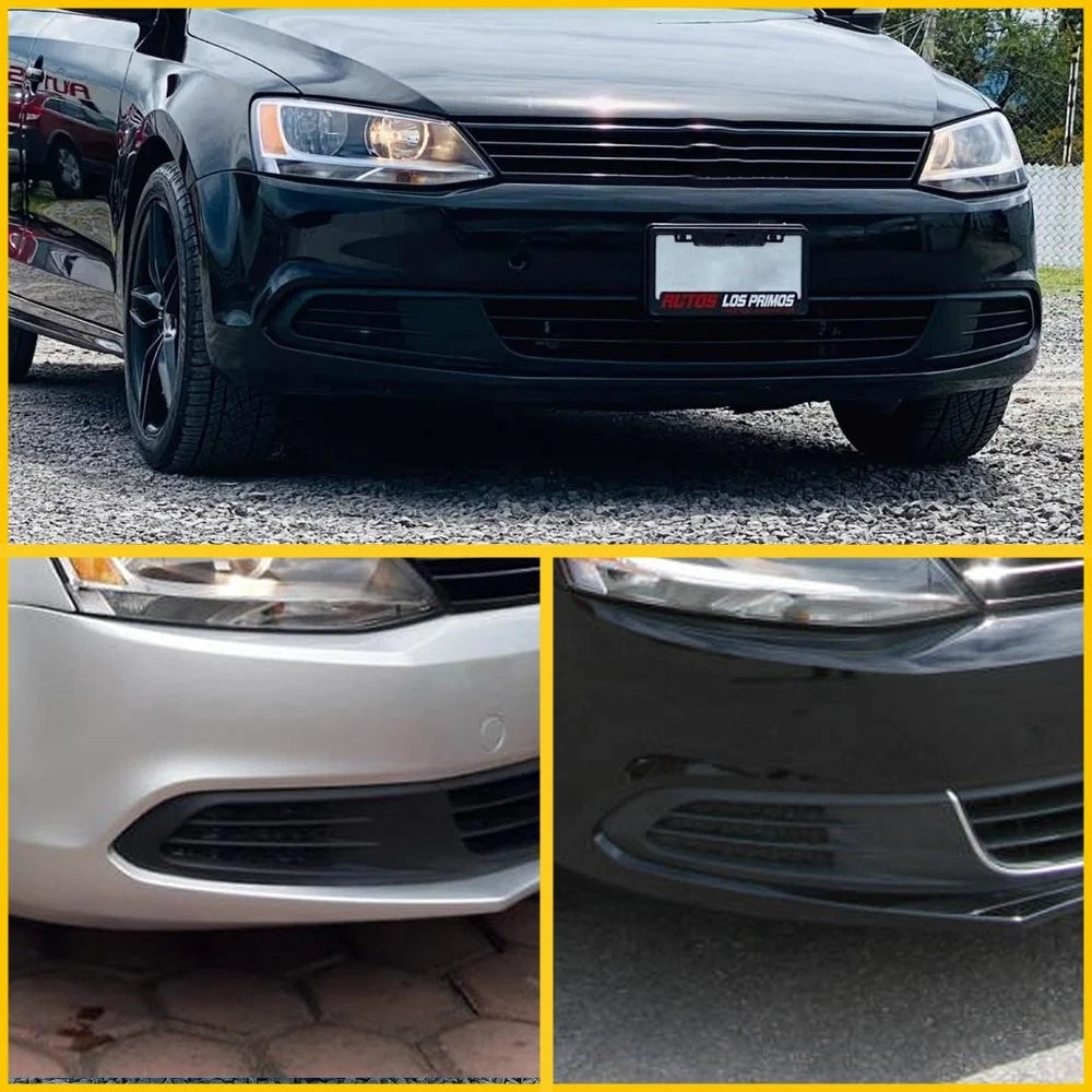 Right Fog Light Covers for VW Jetta (2011–2014) - Black Front Bumper Trim