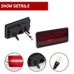 2X LED Side Marker Light Rear Red for Chevy Corvette C3 (1974–1979)