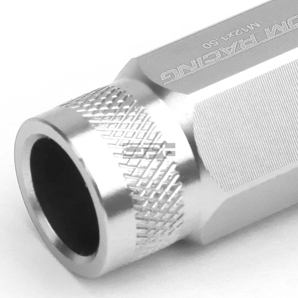 20 PCS Open End M12x1.5 50mm Tall Aluminum Lug Nuts for JDM Vehicles