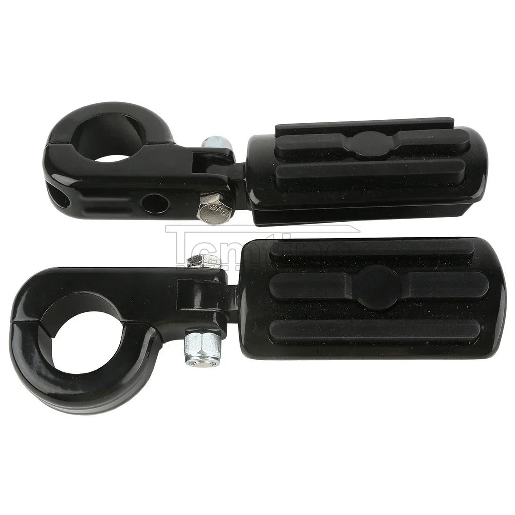 1 1/4" Engine Guards Foot Pegs for Harley