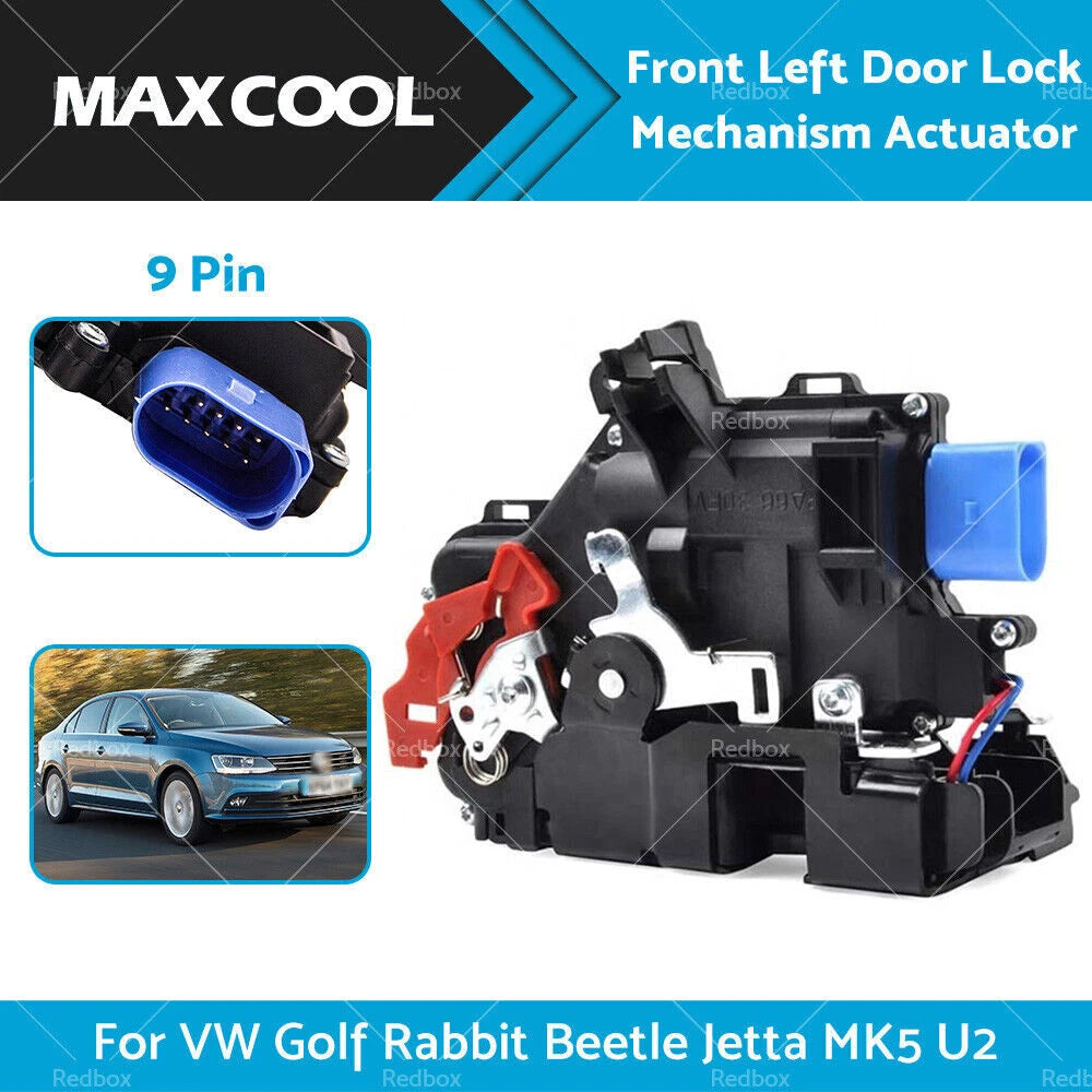 Front Left Door Lock Actuator for VW Golf Rabbit Beetle Jetta MK5 (2002–2009)
