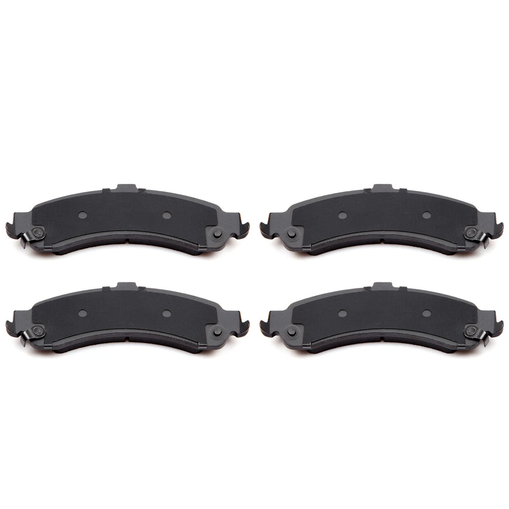 Set of 4 Front Rear Brake Pads for Chevrolet Avalanche Silverado Suburban Tahoe Yukon