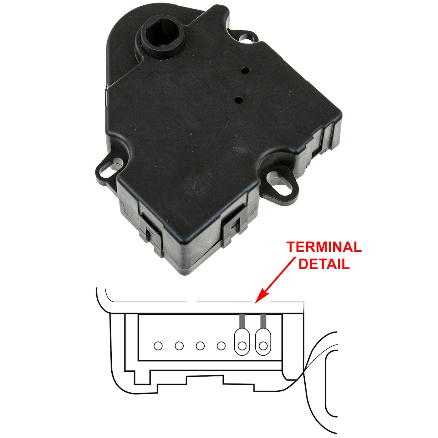 A/C Actuator for Chevy Suburban, Ford Windstar, GMC C2500