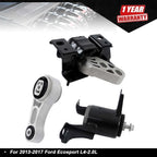 Set of 3 Engine Motor & Transmission Mounts for Ford Ecosport (2013–2017)
