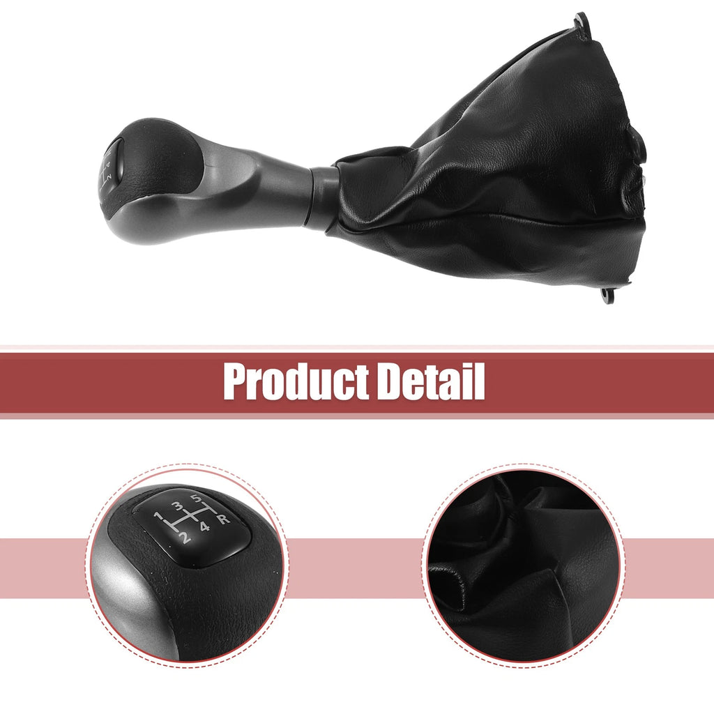 Set of 1 Manual Gear Shift Knob 5 Speed for Honda Civic (2006–2011) 54102-SNA-A01 Black