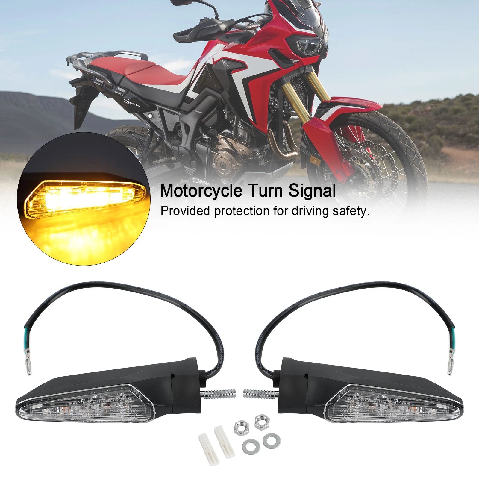 LED Turn Signal Light for Honda CRF1000L Africa Twin (2015–2017)