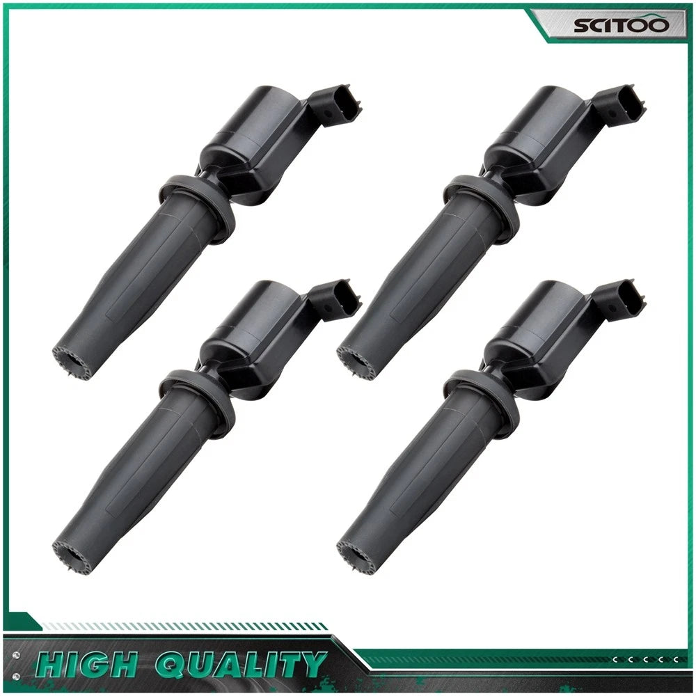 Set of 4 Ignition Coils for Ford Escape Focus Transit Mazda Tribute 3 6 Mercury Mariner (2001–2012)