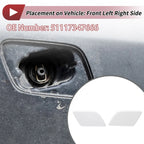 Washer Nozzle Cover Front Left & Right for BMW X1 (2013-2015) White
