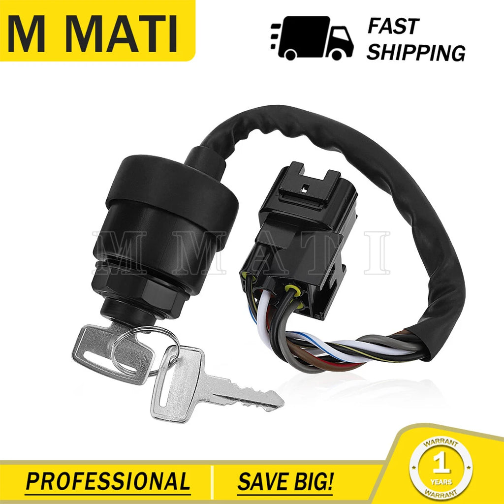 Ignition Switch for Kawasaki Mule PRO KAF820 KAF1000 (2017–2024) 27005-0643 27005-0644
