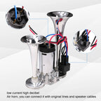 Dual Trumpets Electric Horn for Car Truck Boat Train (12V)