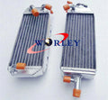 Aluminum Radiator + Red Silicone Hose for Suzuki RM125 (1996-1997)
