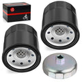 2 x Oil Filter w/Tool for Yamaha Grizzly YFM350-700