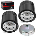 2 x Oil Filter w/Tool for Yamaha Grizzly YFM350-700