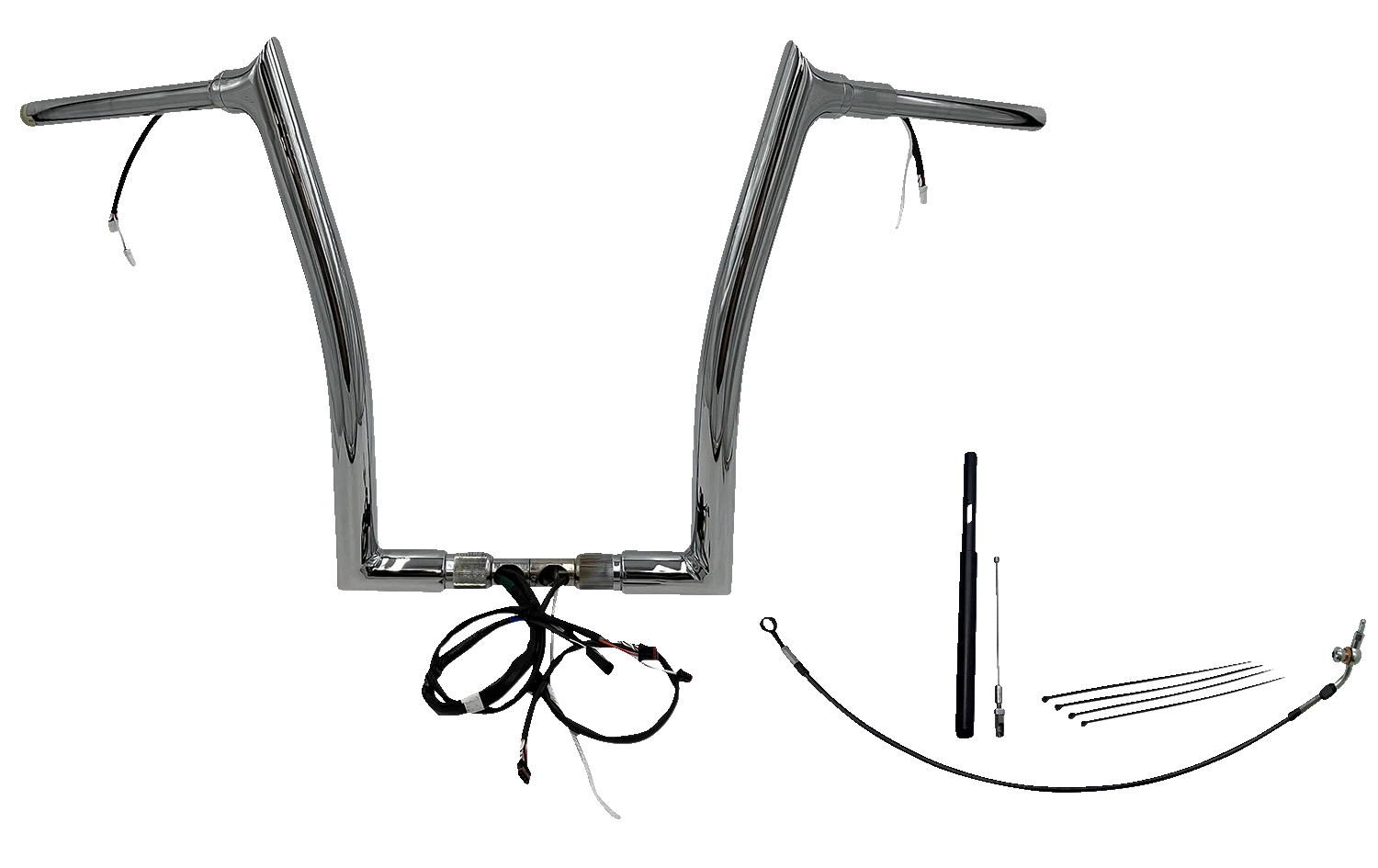 1-1/2" Pointed Top Handlebar Kit for Harley Davidson (16")